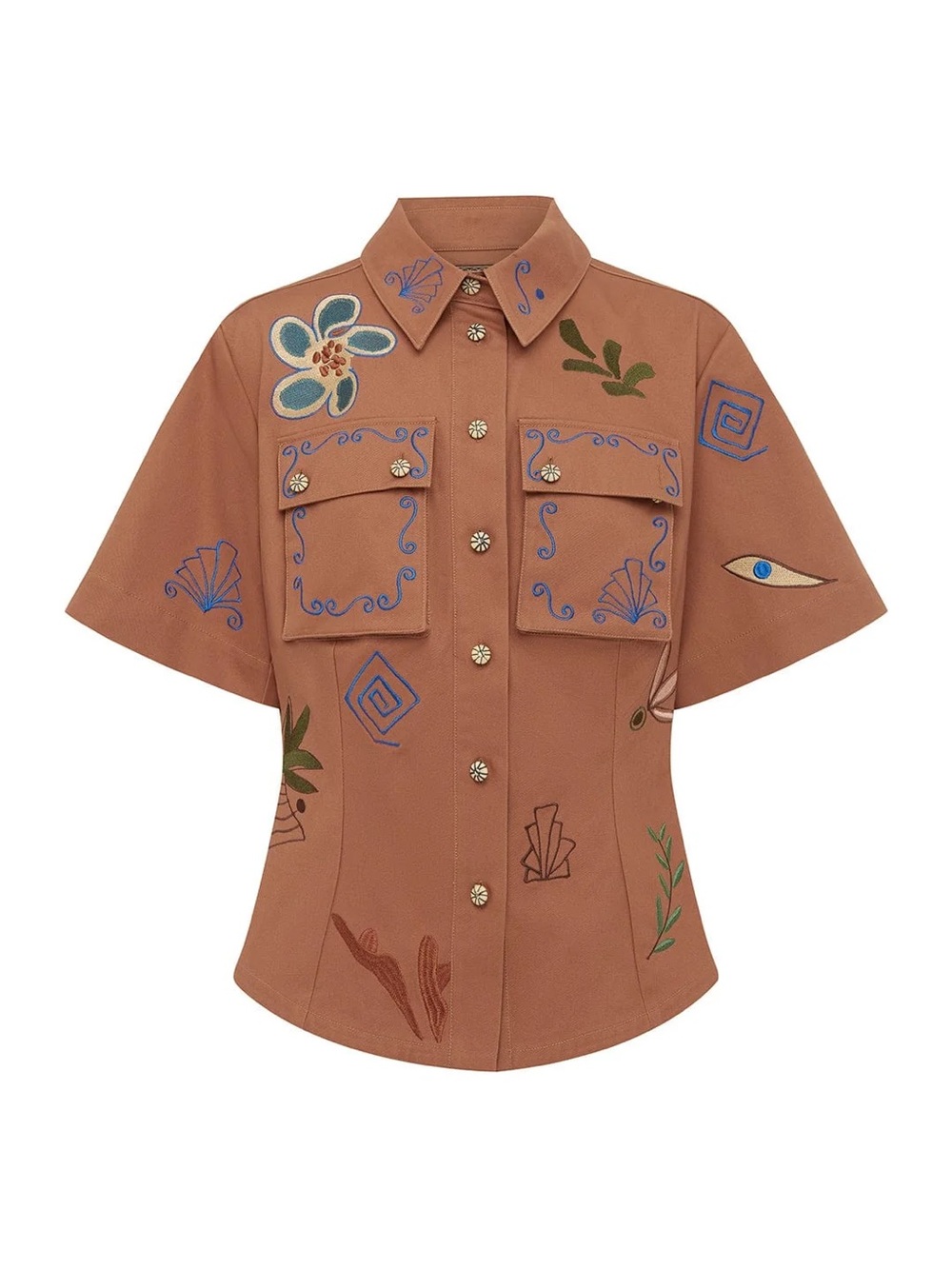 Alemais Dusty Embroidered Shirt